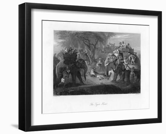 The Tiger Hunt-AH Payne-Framed Giclee Print