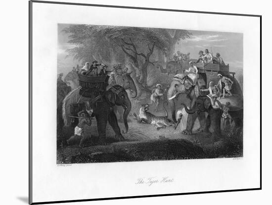 The Tiger Hunt-AH Payne-Mounted Giclee Print