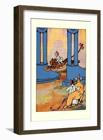 The Tiger Went Next-John R. Neill-Framed Art Print