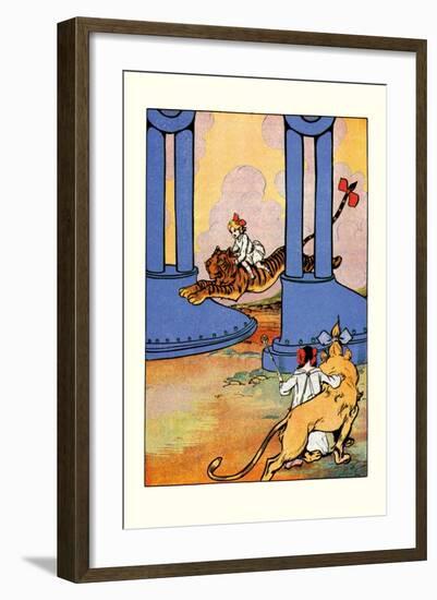 The Tiger Went Next-John R. Neill-Framed Art Print