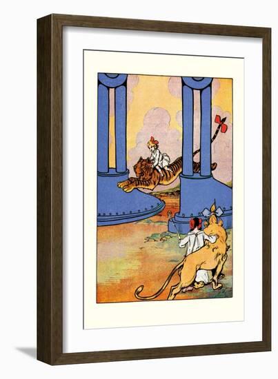 The Tiger Went Next-John R. Neill-Framed Art Print