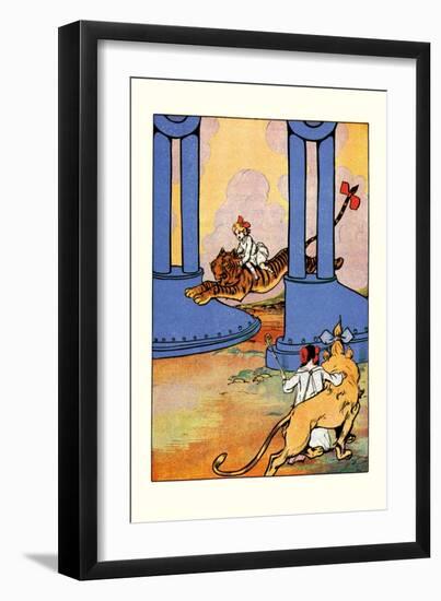 The Tiger Went Next-John R. Neill-Framed Art Print