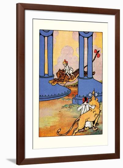 The Tiger Went Next-John R. Neill-Framed Art Print