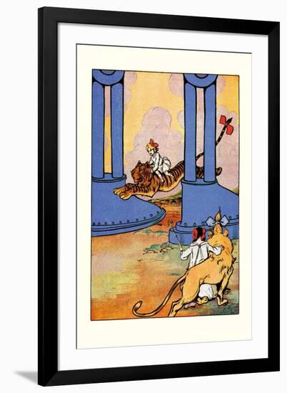 The Tiger Went Next-John R. Neill-Framed Art Print