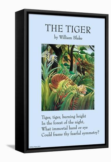 The Tiger-William Blake-Framed Stretched Canvas