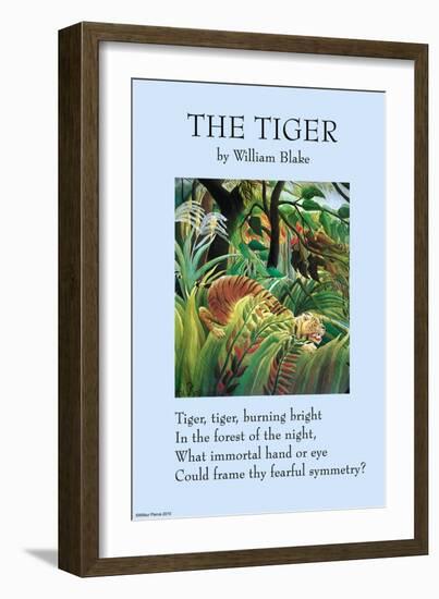 The Tiger-William Blake-Framed Art Print