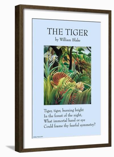 The Tiger-William Blake-Framed Art Print