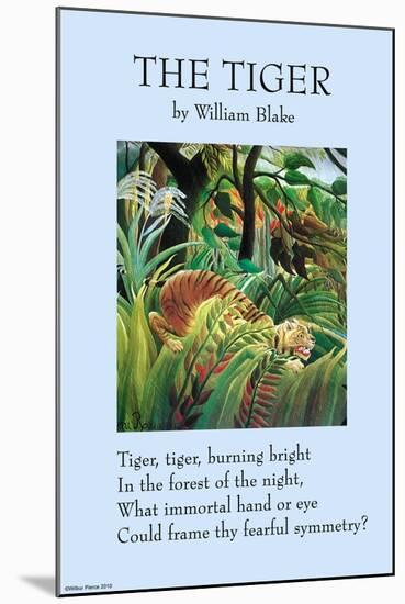 The Tiger-William Blake-Mounted Art Print