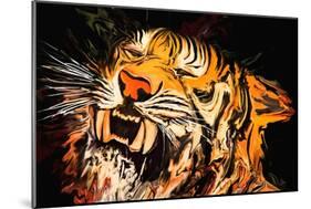 The Tiger-Rabi Khan-Mounted Premium Giclee Print