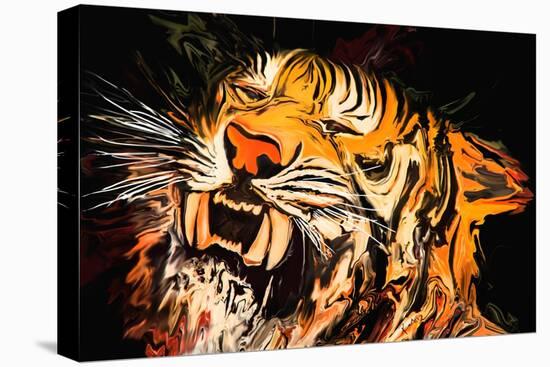 The Tiger-Rabi Khan-Stretched Canvas