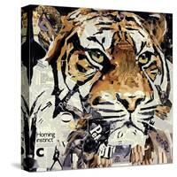 The Tiger-James Grey-Stretched Canvas