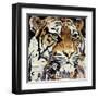 The Tiger-James Grey-Framed Art Print