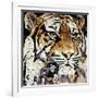 The Tiger-James Grey-Framed Art Print