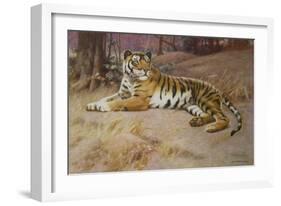 The Tiger-John Charles Dollman-Framed Giclee Print