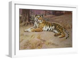 The Tiger-John Charles Dollman-Framed Giclee Print