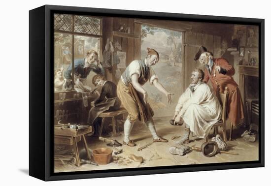 The Tight Shoe-Henry James Richter-Framed Stretched Canvas