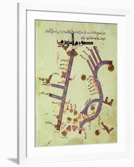 The Tigris and the Euphrates from a Geographical Atlas-Al Istalhry-Framed Giclee Print