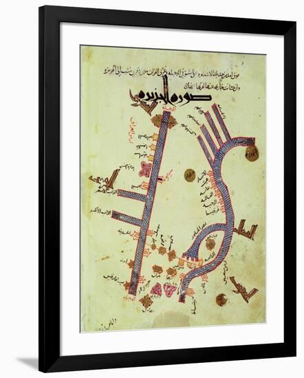 The Tigris and the Euphrates from a Geographical Atlas-Al Istalhry-Framed Giclee Print