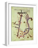 The Tigris and the Euphrates from a Geographical Atlas-Al Istalhry-Framed Giclee Print