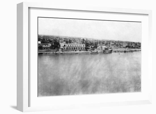 The Tigris River from the 31st British General Hospital, Baghdad, Mesopotamia, WWI, 1918-null-Framed Giclee Print