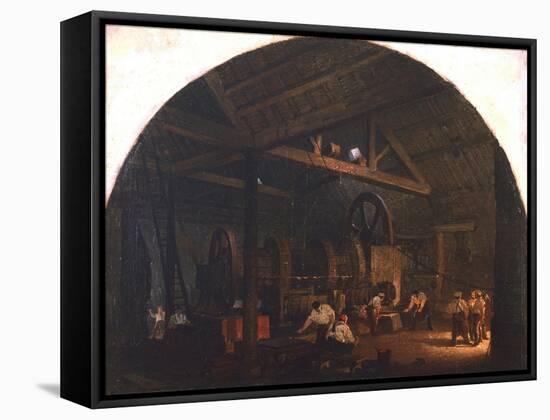 The Tilt Forge, C1845-1866-Godfrey Sykes-Framed Stretched Canvas