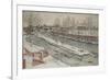 The Timber Chute, Winter Scene, from 'A Home' series, c.1895-Carl Larsson-Framed Giclee Print