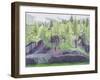 The Timber Stock, Chiltern Woods, 1920 (Oil on Canvas)-John Northcote Nash-Framed Giclee Print