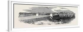 The Timber Viaduct from Cooper's Bridge, the South-Eastern Railway-null-Framed Premium Giclee Print