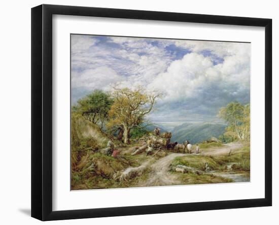 The Timber Waggon, 1872-John Linnell-Framed Giclee Print