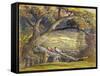 The Timber Wain, C.1833-34 (W/C and Gouache on Paper)-Samuel Palmer-Framed Stretched Canvas