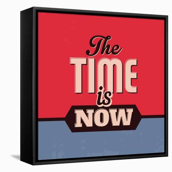 The Time Is Now 1-Lorand Okos-Framed Stretched Canvas