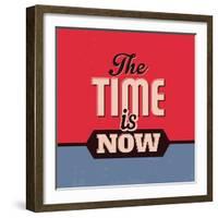 The Time Is Now 1-Lorand Okos-Framed Art Print