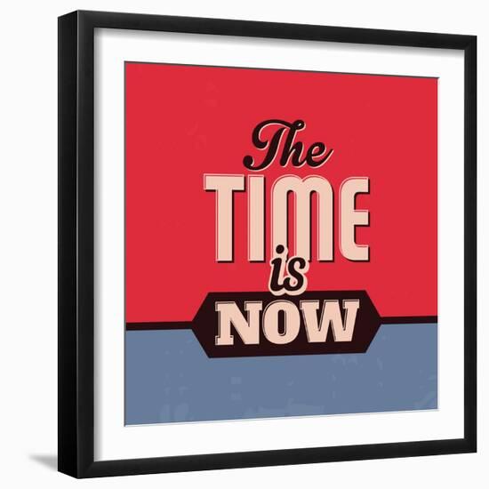 The Time Is Now 1-Lorand Okos-Framed Art Print