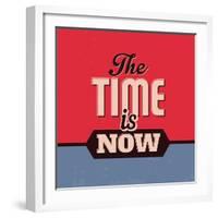 The Time Is Now 1-Lorand Okos-Framed Art Print