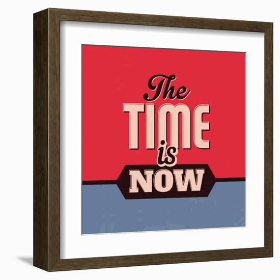 The Time Is Now 1-Lorand Okos-Framed Art Print