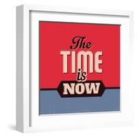 The Time Is Now 1-Lorand Okos-Framed Art Print