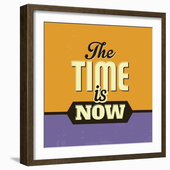 The Time Is Now-Lorand Okos-Framed Art Print