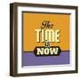 The Time Is Now-Lorand Okos-Framed Art Print