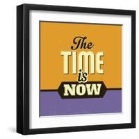 The Time Is Now-Lorand Okos-Framed Art Print