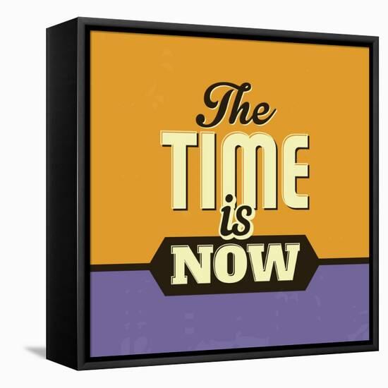 The Time Is Now-Lorand Okos-Framed Stretched Canvas