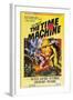 The Time Machine, From Left Center: Yvette Mimieux, Rod Taylor, 1960-null-Framed Art Print