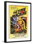 The Time Machine, From Left Center: Yvette Mimieux, Rod Taylor, 1960-null-Framed Art Print