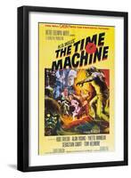 The Time Machine, From Left Center: Yvette Mimieux, Rod Taylor, 1960-null-Framed Art Print