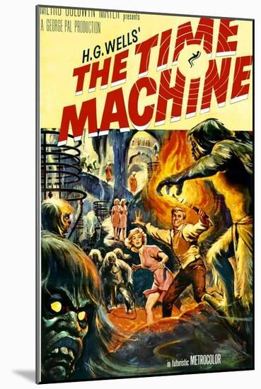 The Time Machine, From Left: Yvette Mimieux, Rod Taylor, 1960-null-Mounted Art Print