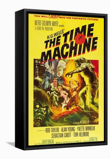 The Time Machine, Yvette Mimieux, Rod Taylor, 1960-null-Framed Stretched Canvas