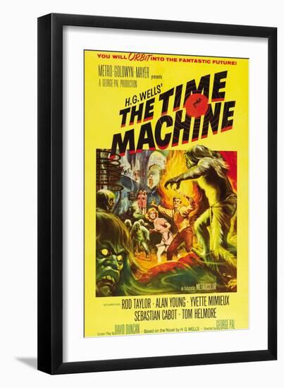 The Time Machine, Yvette Mimieux, Rod Taylor, 1960-null-Framed Art Print