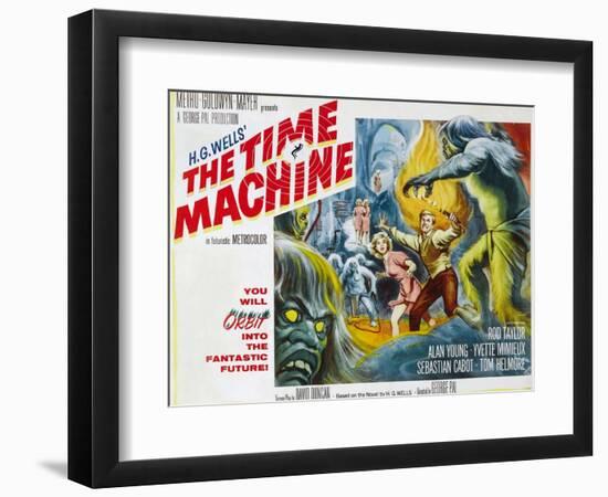 The Time Machine, Yvette Mimieux, Rod Taylor, 1960-null-Framed Art Print