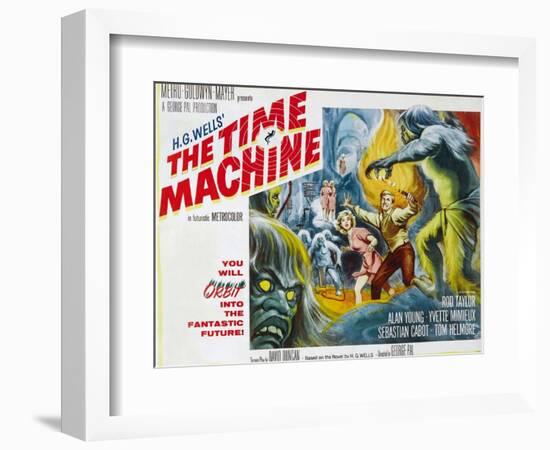 The Time Machine, Yvette Mimieux, Rod Taylor, 1960-null-Framed Art Print