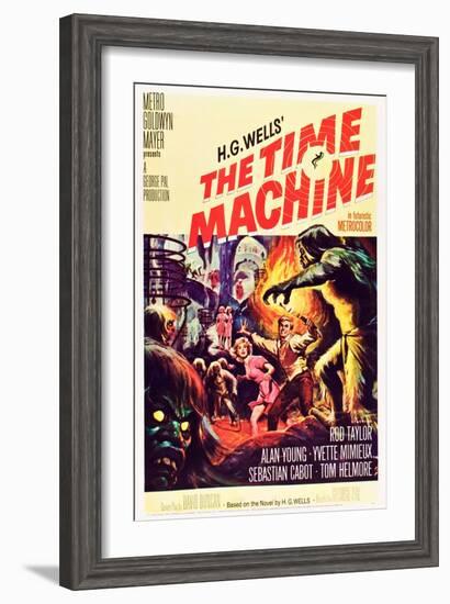 The Time Machine-null-Framed Art Print