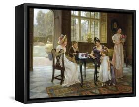 The Time of Roses, c.1901-Charles Haigh-Wood-Framed Stretched Canvas